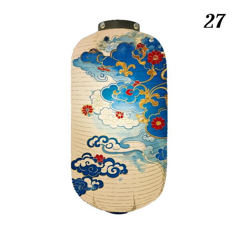 Oriental Style Festival Cloth Lanterns Antique Phoenix Printed Lantern Sushi Cuisine Advertising Sign Party Decoration Ornaments