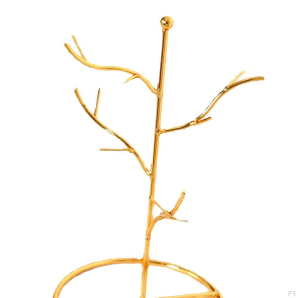 Elegancki stojak na biżuterię do organizacji kolczyków i naszyjników