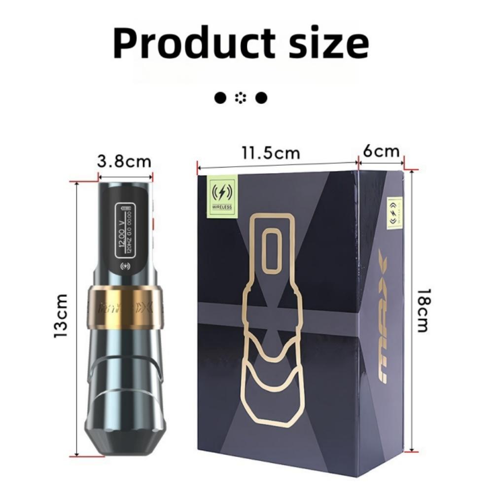 Беспроводная тату-машинка 4.0 Stroke 2000mAh Большая емкость литиевой батареи тату-ручка — фото 6