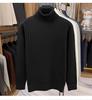 Men's Fashionable Thick Knit High-Neck Pullover Sweater