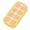Silicone Ice Cube Tray Easy Release Flexible 8 Ice Cube Trays SquareIce Trays with Removable Lid for Freezer Cocktail