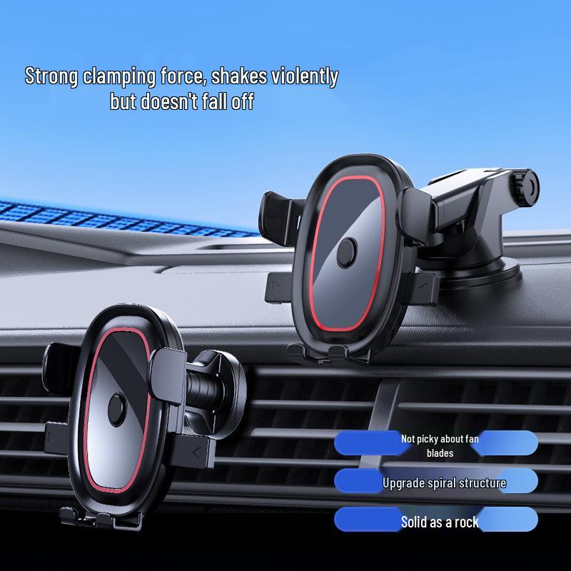 Multi-functional Car Phone Holder with Suction Cup and Air Vent Mount for Dashboard
