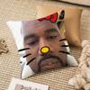 Funny K-Kanyes W-Wests Pillow Case Anti-Dustmite Pillowcase Invisible Zipper Silky Plush Sofa