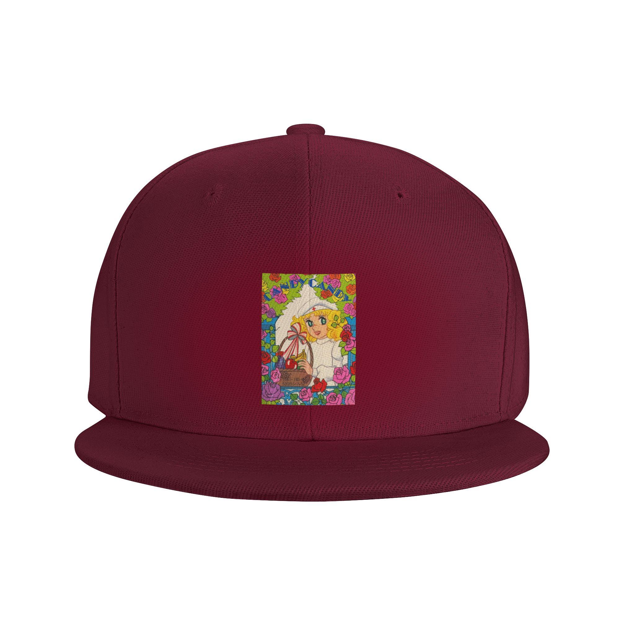 

Happy Candy Candy Japan Anime Baseball Caps Snapback Fashion Baseball Hats Casual Casquette Outdoor for Unisexs And Womens One Size