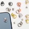20pcs Metal Ball Post With O Ring Studs Rivets Nail Screwback Round Head Spots Spikes Leather Craft Phone Case Decor Accessories
