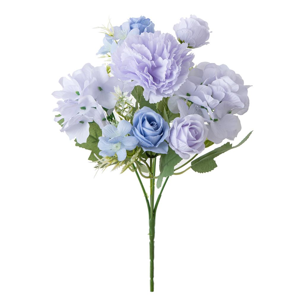 Artificial Flowers Silk Carnations Rose Wedding Bridal Bouquets Home Garden Arch Table Arrangements Decor DIY Celebrations Gifts