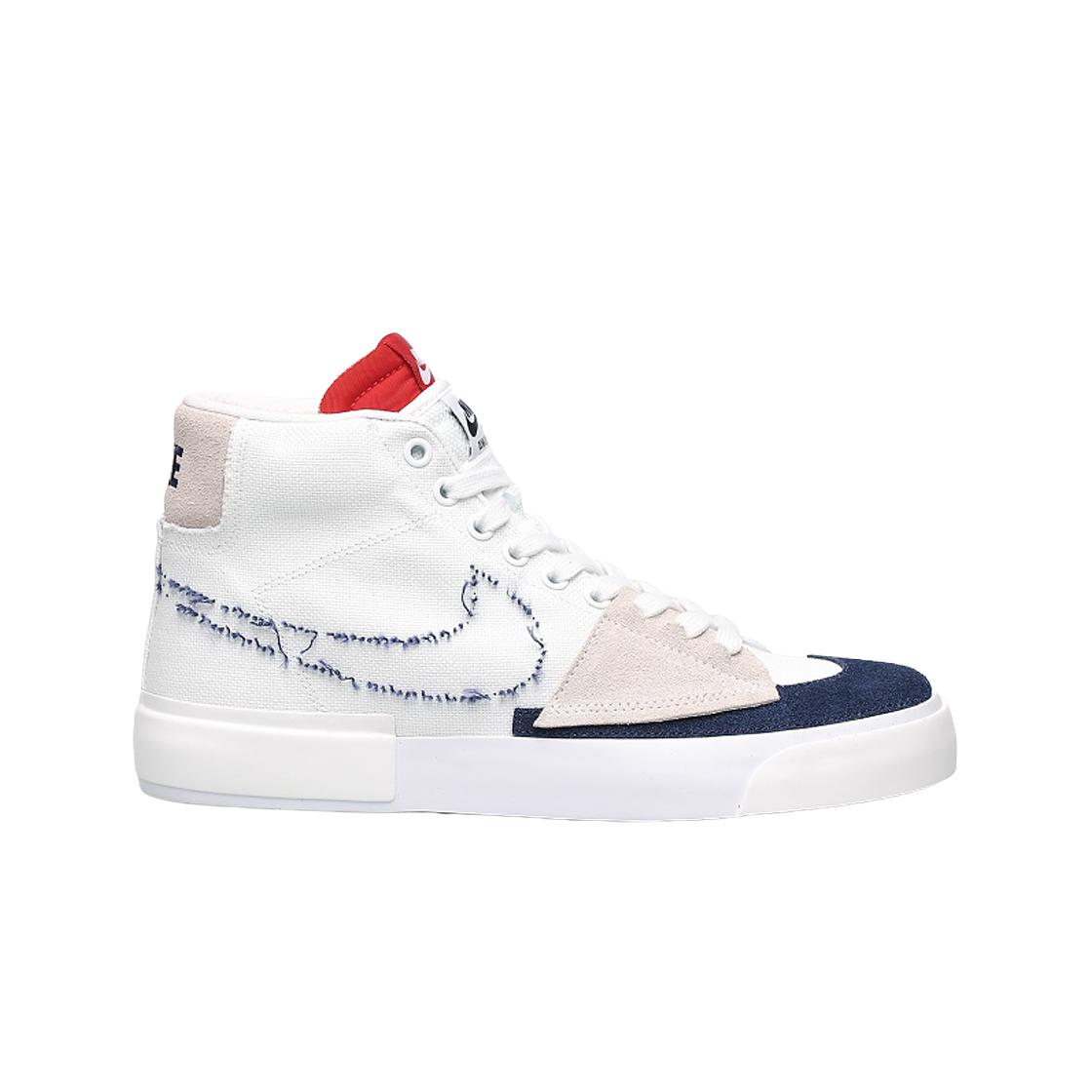 

Белые мужские кроссовки Nike SB Blazer Mid Edge Hack Pack CI3833-100