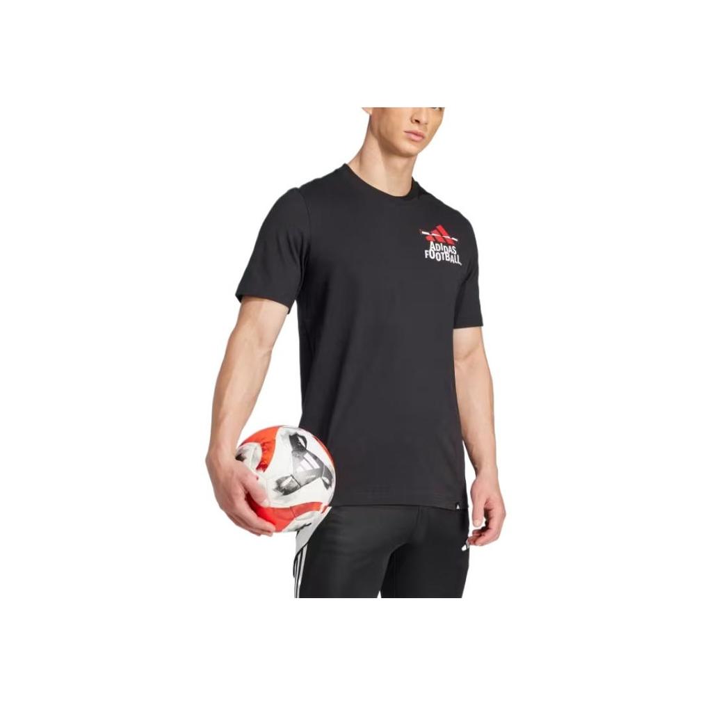 Adidas Casual Breathable Soft Comfortable Cool Short Sleeve T-Shirt Men Tops Black JD8216