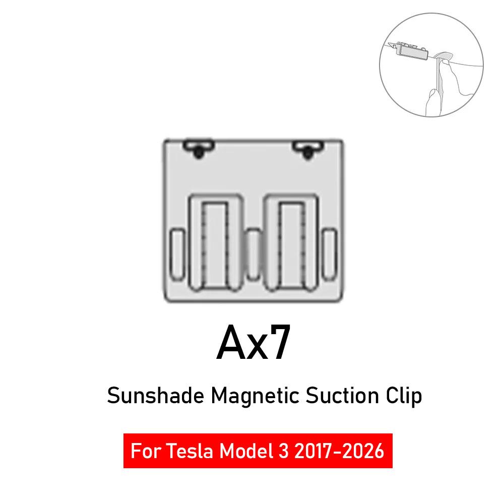 

Sunshade For Tesla Model Y 2026 Juniper Model 3 Highland Magnetic Suction Clip Sunshade Skylight Keep Cool Heat Insulation