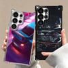 Sports Car RWB Cool Plating Phone Case For Samsung Galaxy S24 S25 FE S26 Edge S23 Ultra S22 S21 Plus S20 Anti-Fall Airabag Cover