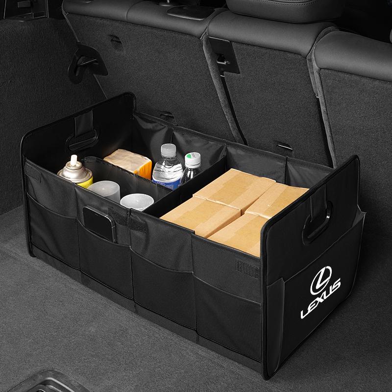 Oxford Cloth Car Trunk Storage Box For Lexus RX330 IS250 Ct200h ES300h RX350 Large Capacity Foldable Organizer Bin Car Supplies