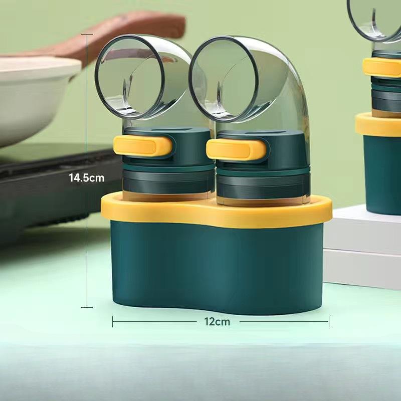 Quantitative Salt Control Bottle Salt Shaker Controlled Seasoning Jar Seasoning Box Household Kitchen Seasoning Bottle