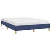 Vidaxl Bed Frame Without Mattress, Blue, 160X200 Cm, Upholstered