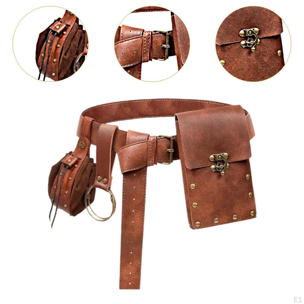 Medieval Belt Bag, Purse Pouch Waist Bag Set, for Travel, Halloween Cosplay