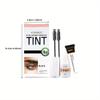 2 in 1 Eyelash and Eyebrow Tinting Kit, Professional Beauty Makeup Tool for Eyebrow and Eyelash Coloring, Suitable for Daily