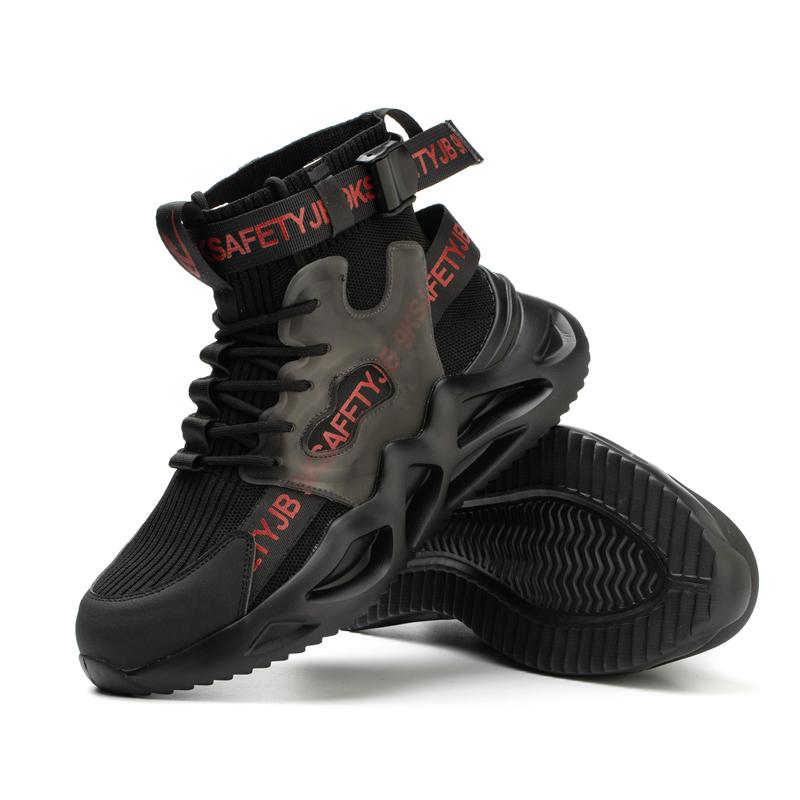 Work Boots Indestructible Safety Shoes Men Steel Toe Shoes Puncture-Proof Sneakers Women Non Slip Work Shoes Male Tactical Boots