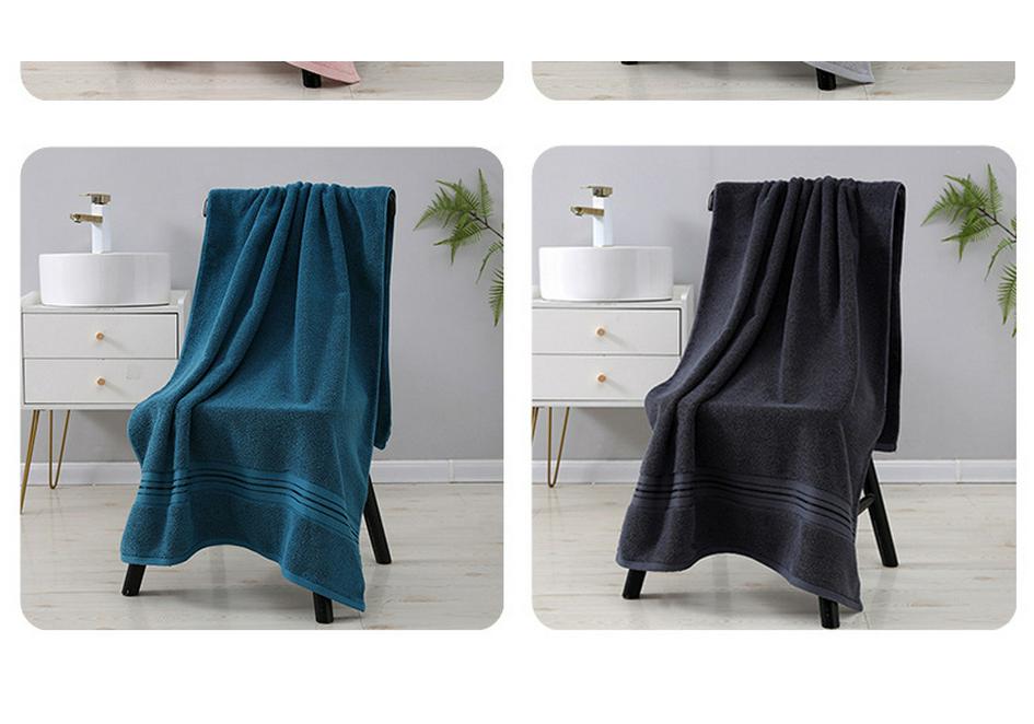 600g Thick Pure Cotton Oversized Bath Towel, 160x80cm, Large Hotel & Home Wrap