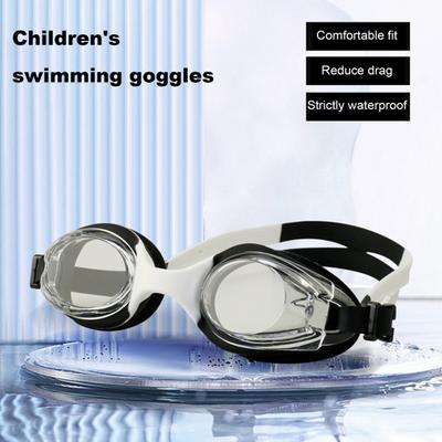 Swimming Goggles with Adjustable Strap Anti-fog Clear Wide Vision High Clarity Protective Swimming Eyewear Glasses for Kids