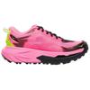 HOKA ONE ONE Mafate 5 Breathable Low top Trail Running Shoes Women's Black Pink 1168723-NNR