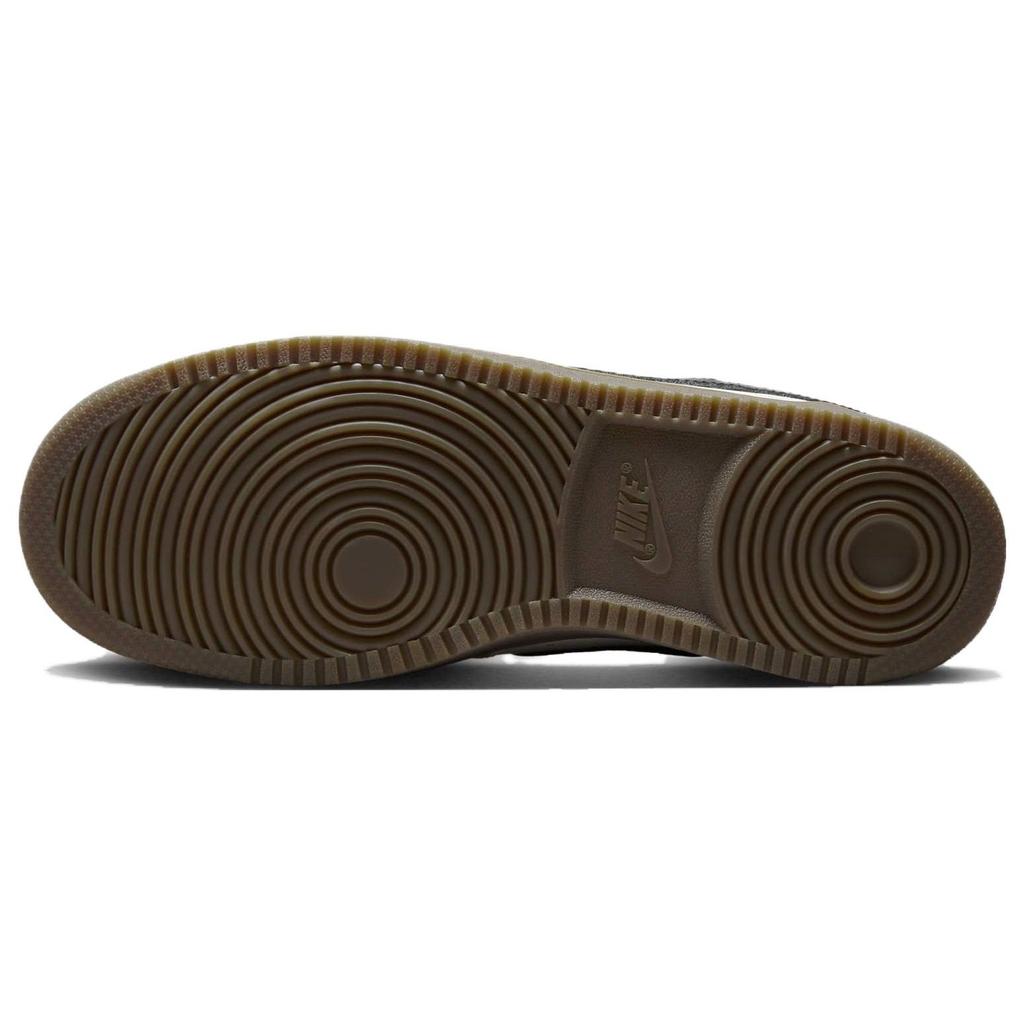 Nike Court Vision Low Bílá Černá Gumová Unisex Tenisky Plachetnicová Světle-Ořechově-Hnědá FQ8075-133