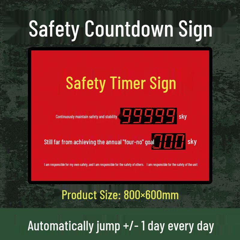 

LED Safety Countdown Clock for Fire & Rescue Teams