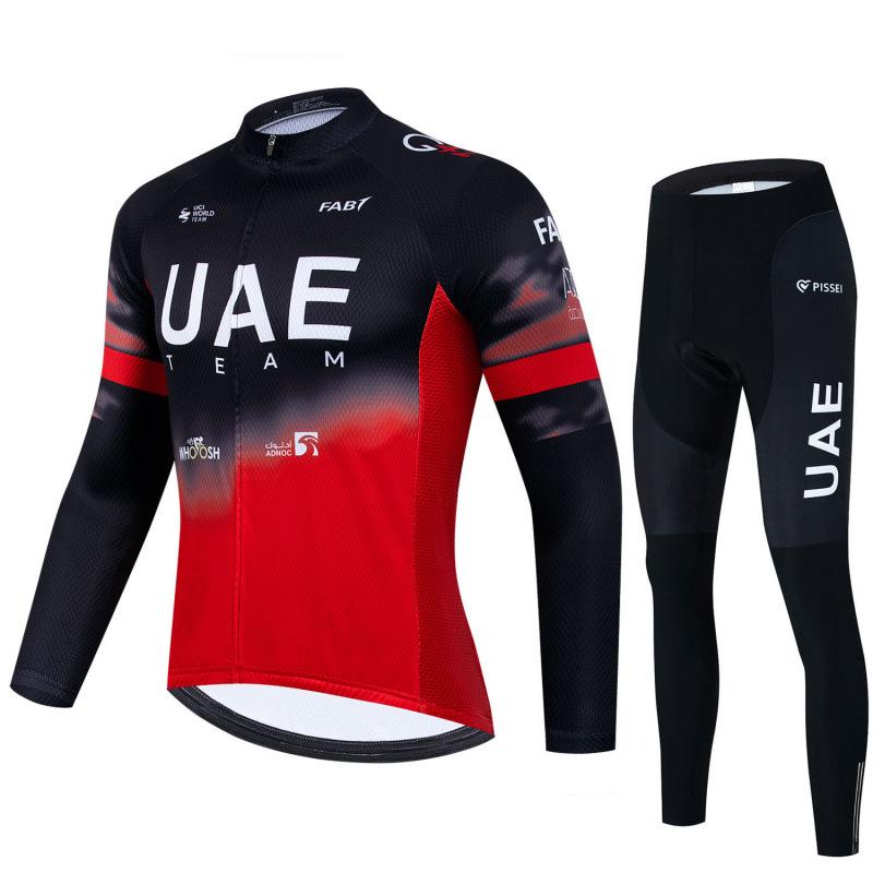 

Team Cycling Suit Long-sleeved Suit Men s Spring, Summer and Autumn Road Cycling Suit 2026 Autumn Velvet Thin Cycling Suit XXXL