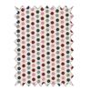 Cotton Fabric Coupons with Multicoloured Polka Dots 100x70cm