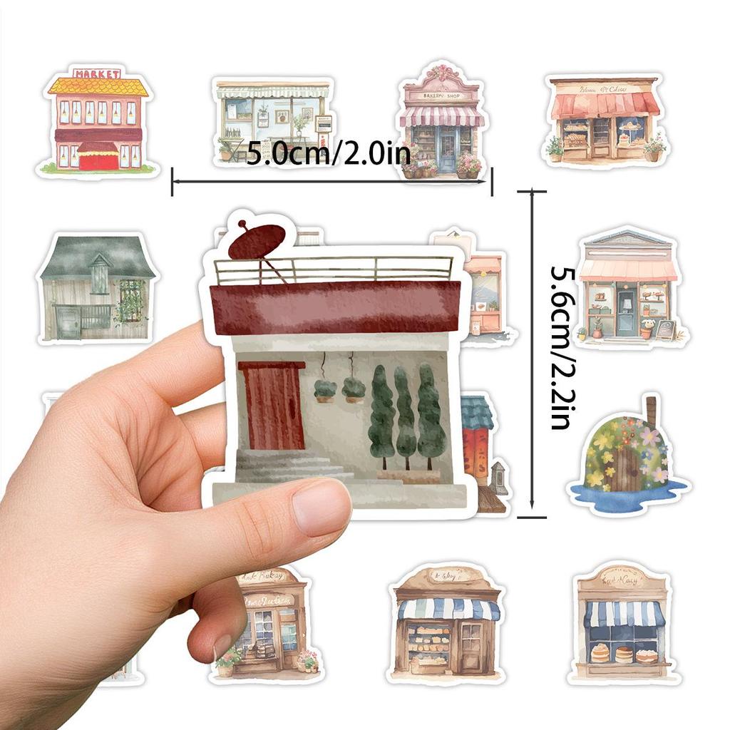 50 Hand-Painted Graffiti Stickers: Waterproof Decorative Stickers for Phones, Luggage, and Stationery.