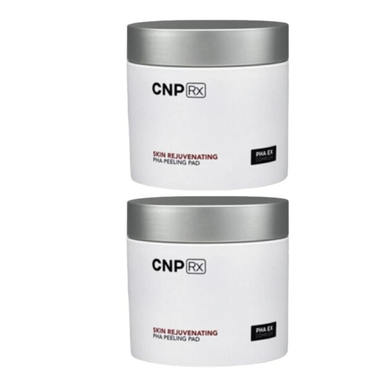 CNP RX Skin Rejuvenating PHA Peeling Pad 150ml (60 Pads) – A Korean Exfoliating Toner Pad for Smooth, Radiant Skin