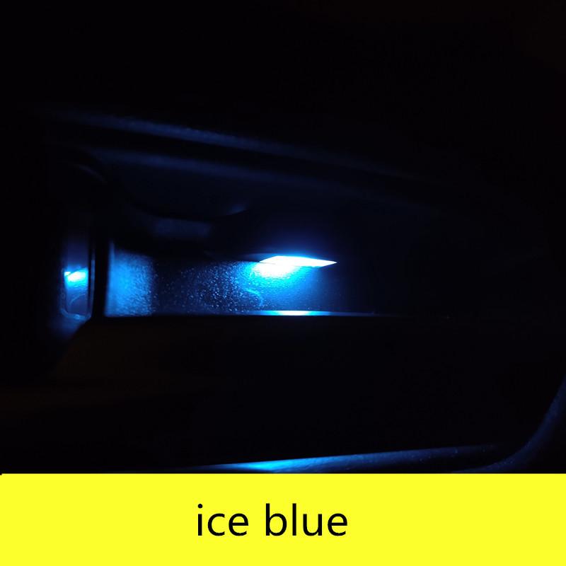 for Toyota Corolla Door Bowl Armrest Atmosphere Light Interior LED Blue Door Bowl Handle Frame Light