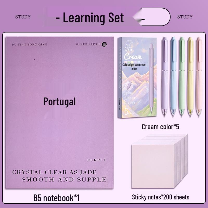 Morandi Series Class 2 Grade 3 Multicolor Click-Action Gel Pens for Note-Taking and Marking