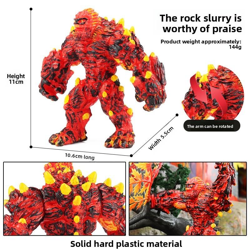 Spirit Stone Bat Bull Monster Spitfire Flying Dragon Animal Ornament Model