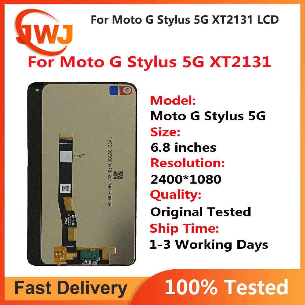 

LCD Screen and Digitizer Full Assembly for Moto G Stylus 5G XT2131
