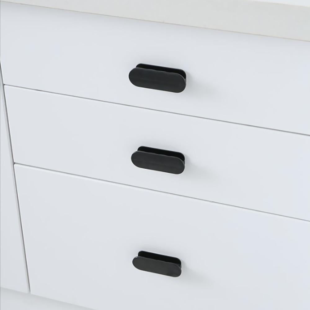 1PC/1Pair New Multipurpose Cabinet Knob Furniture Knobs Plastic Self Adhesive Door Handles Wardrobe Pulls Door Security Hardware