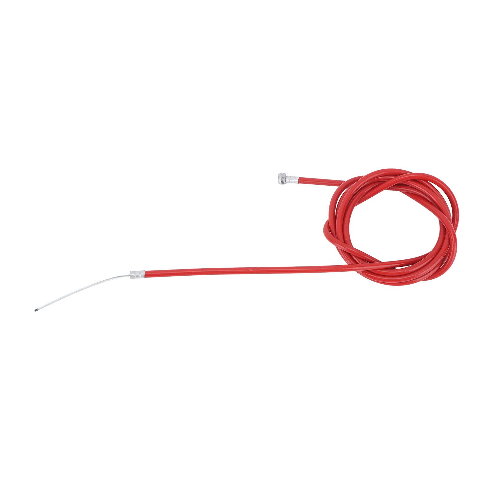 Мотоциклетная тормозная линия Водонепроницаемый тормозной шланг Стальная велосипедная электрическая самокатная тормозная линия Красная для Xiaomi Pro