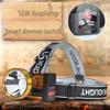 NuFeng High Power Smart Dimming Rechargeable Headlamp
