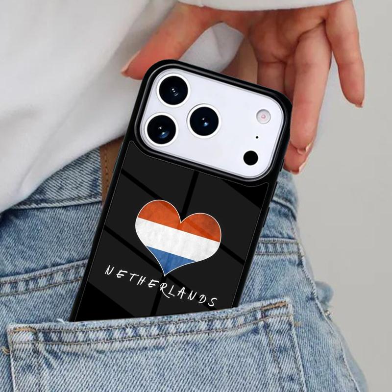 Netherlands Flag Phone Case for iPhone 17ProMax 12 13 14 15 16e 17 Pro Max Plus Air Cover