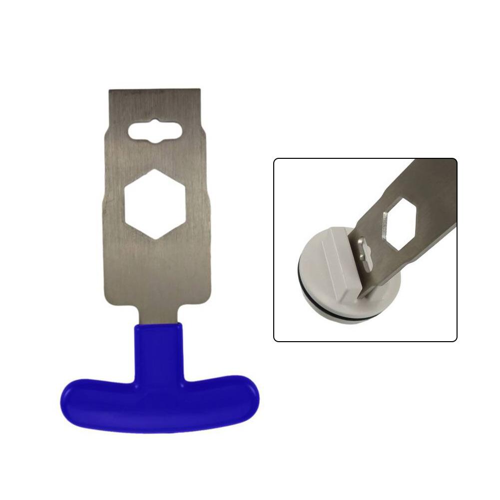 Pool Removal Tool with Rubber Handle Grip for Above Ground and Inground Pool Spa Return Stoppers SP1419A SP1419E