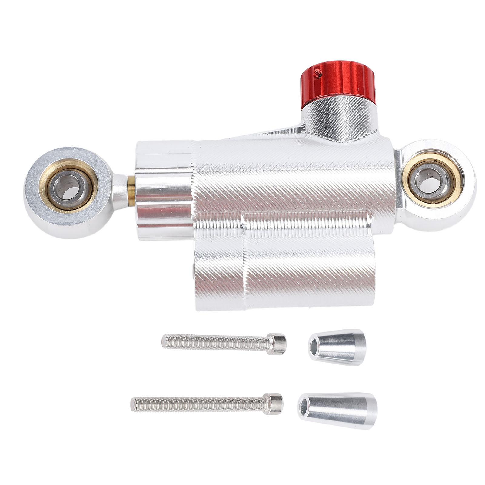 

Мотоциклетный рулевой демпфер стабилизатор ЧПУ алюминиевый сплав регулируемый безопасный контроль улучшенная устойчивость Silver