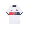 Nike PSG Collaboration Loose Fit Crew Neck Short Sleeve T-Shirt for Men, White
