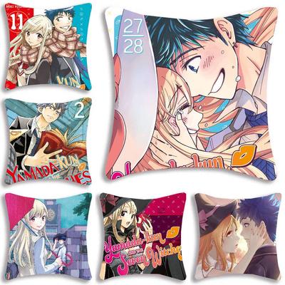 Y-Yamada-kun und die sieben Hexen Anime Kissenbezug Mode Quadratischer Kissenbezug Schlafzimmer Sofa Raum Ins Dekoration Freizeit