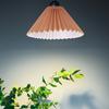 Modern Pleated Fabric Ceiling Lamp Shade DIY Lamp Cover Bedroom Living Room Durable Lampshade Pleated Lampshade