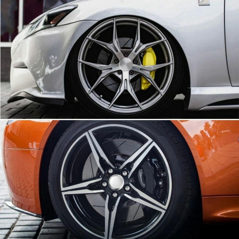 4Pcs Universal Rim Hub Caps Outer 54MM Wheel Badge Covers Wheel Center Caps  Auto Accessories