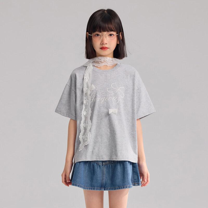 Zhi Mu Girls  Short Sleeve T-Shirt 150