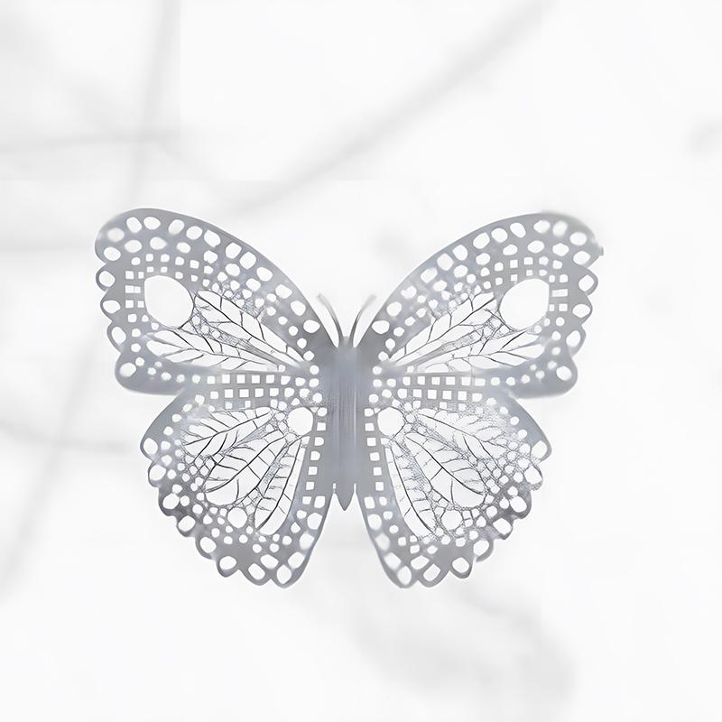 12Pcs/set 3D Hollow Butterfly Wall Sticker for Home Decoration DIY Wall Stickers Modern Wall Art Living Room Decoration