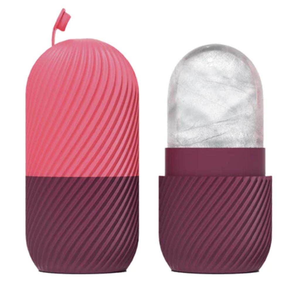 Silicone Ice Roller for Face Reusable Beauty Tool Ice Face Roller Massager Reducing Swelling Ice Cube Tray Natural Conditioning