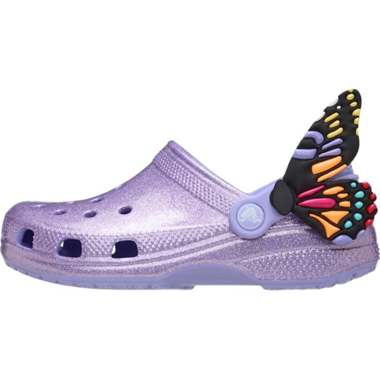 

Crocs Slip Resistant Lightweight Cushioning Low Top Children s Sandals Purple Kids 27-28 фиолетовый