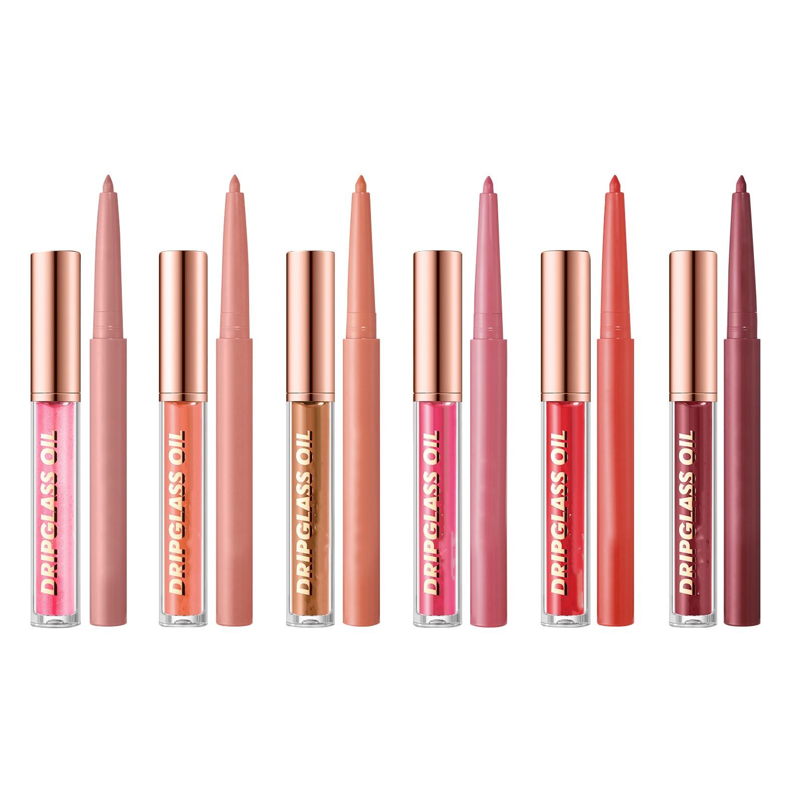 

Масло для губ Lip Liner 6+6 Набор из 12 блесков для губ 12 мл One Size розовый