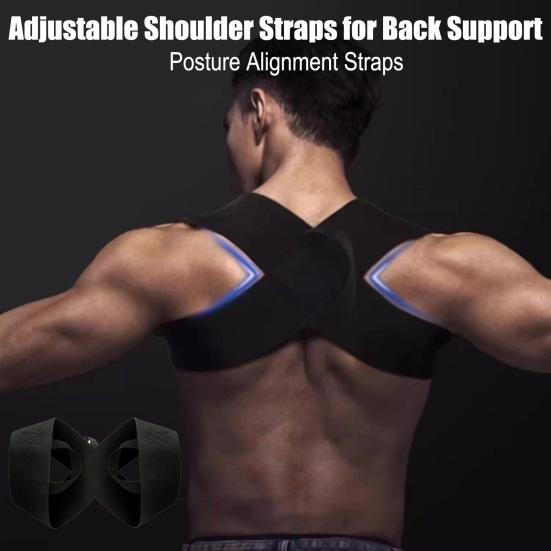 Open Shoulder Assist Strap Adjustable Heavy-Duty Chest Strap Back Straightening Strap for Bench
