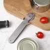 Manual Stainless Steel Can Opener Jar Lid Remover Multi Functional Easy Grip Bottle Opener Kitchen Tool